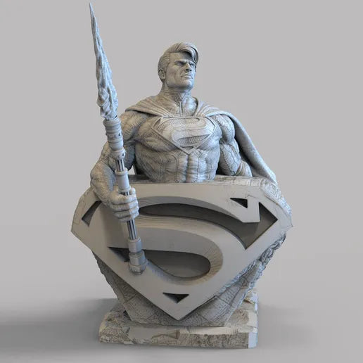 Superman Bust 3D Resin