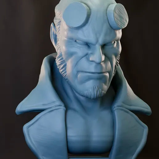 Hellboy Bust 3D Resin