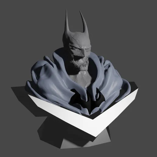 Batman Nightmare Bust 3D Resin